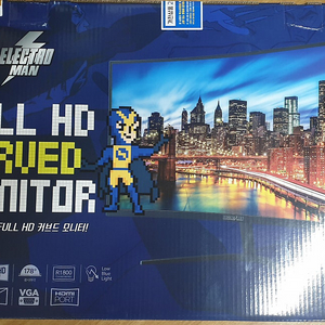 일렉트로맨 커브드 모니터 27인치 FHD