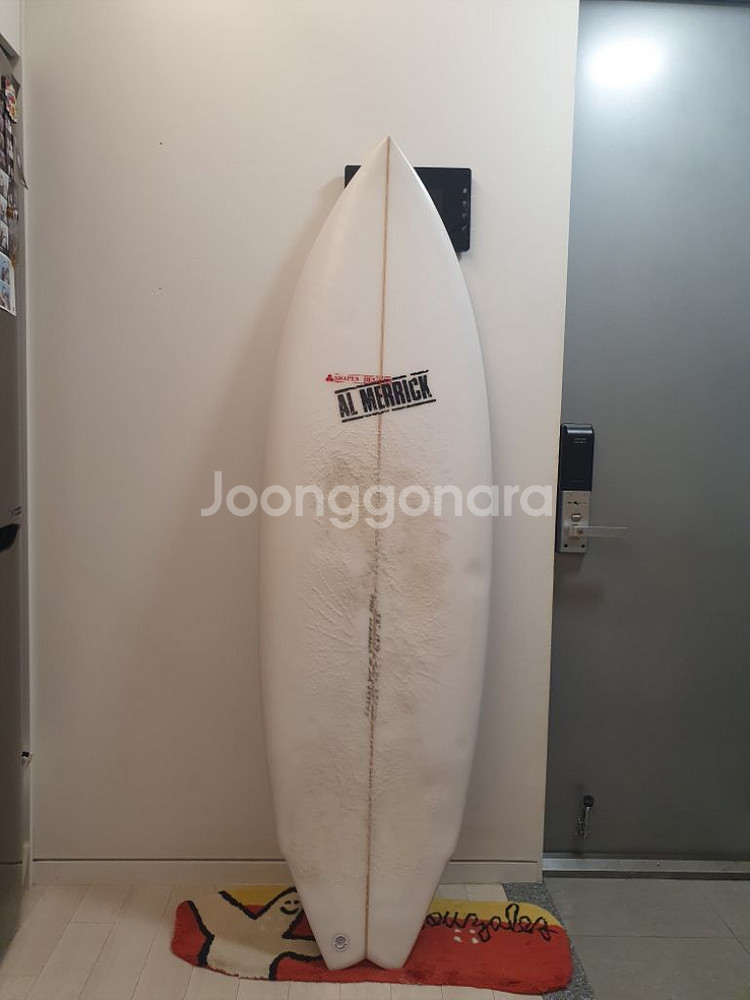 알메릭 서프보드 twin fin 5,6 ft--2