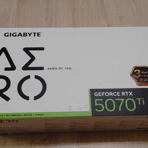 기가바이트 RTX 5070Ti AERO 풀박스