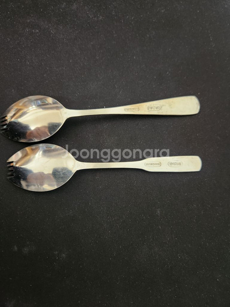 인테리어소품 레트로 포크달린 스푼 도시락숟가락--3