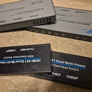 모니터 화면 HDMI 분할기 분배기 16:1 , 4:1