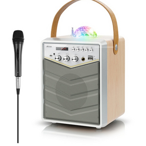 제이비랩 BS300 스피커 노래방 FM라디오 블루투스