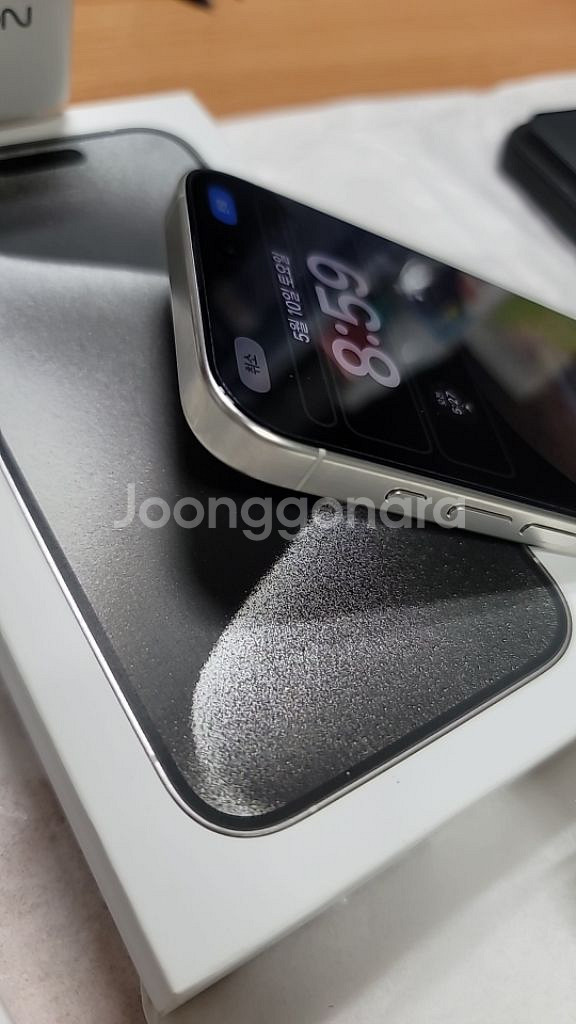 아이폰 15 프로 256G 애케플O 구성품전부포함--5