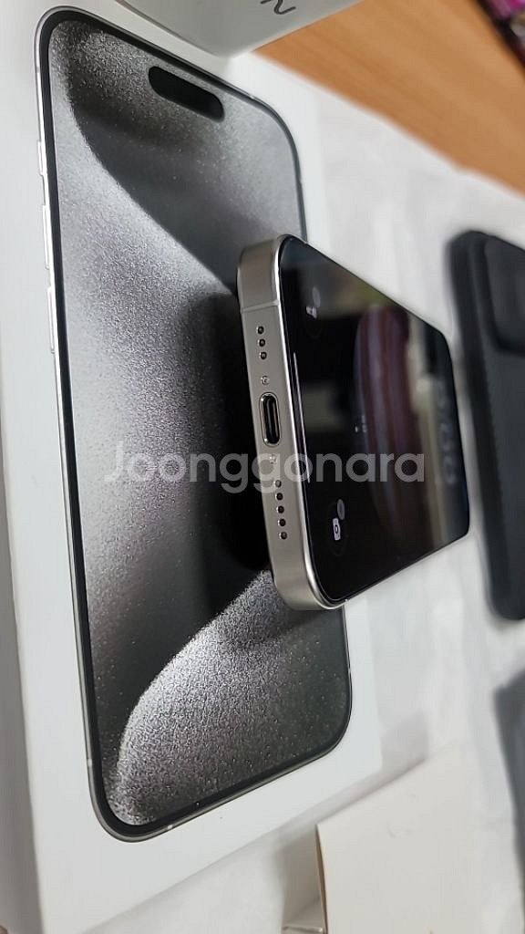 아이폰 15 프로 256G 애케플O 구성품전부포함--7