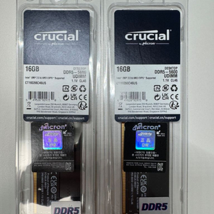 미이크론 ddr5 16gb X 2