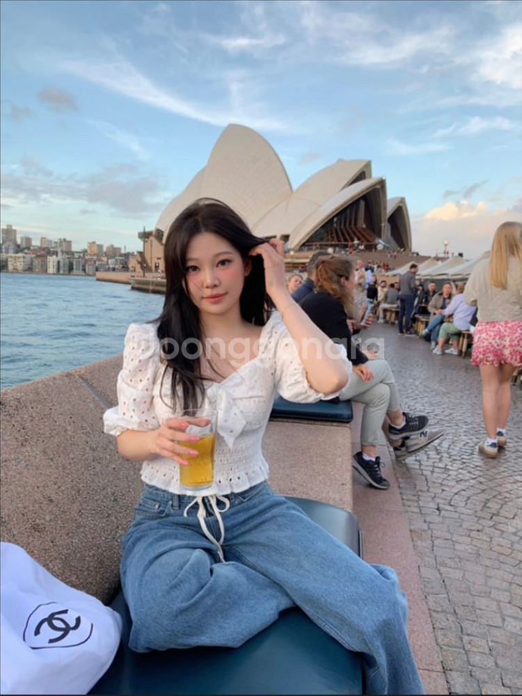 베르니마켓 verni 블라우스 러브블라우스--0