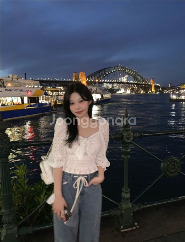 베르니마켓 verni 블라우스 러브블라우스--1