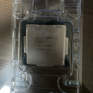 인텔 i3-10100f cpu+쿨러 택포