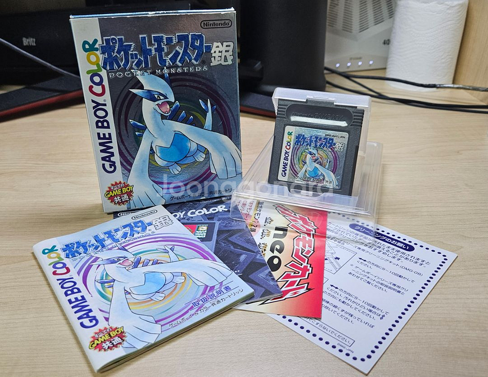 GBC 포켓몬스터 실버 (풀구성/배송비O)--2