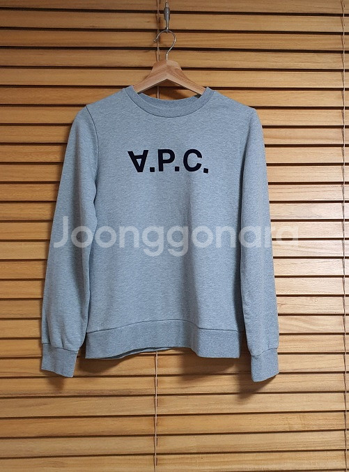 아이디룩 apc 아페쎄 레터링 맨투맨 티셔츠 55~ 6--3