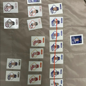 kbo띠부씰 싸게팝니다(삼성,ssg,한화,키움,NC)