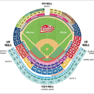 5/11일 ssg 기아 으쓱이존 2연석 판매 DH 2