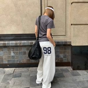 빈티지 트레이닝 와이드 팬츠