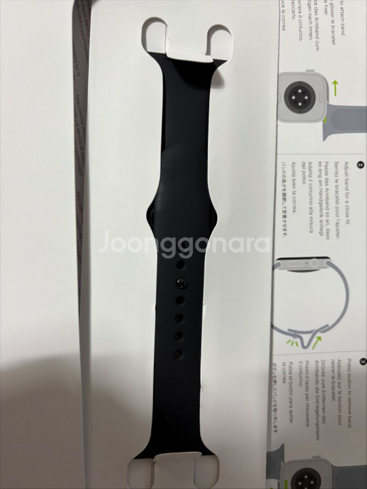 애플워치10 46mm 제트블랙 s/m--5