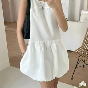 벌룬핏 미니 원피스