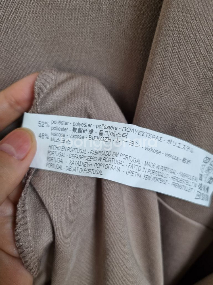 [새상품]자라 토프 컬러 반팔 롱원피스 S--3