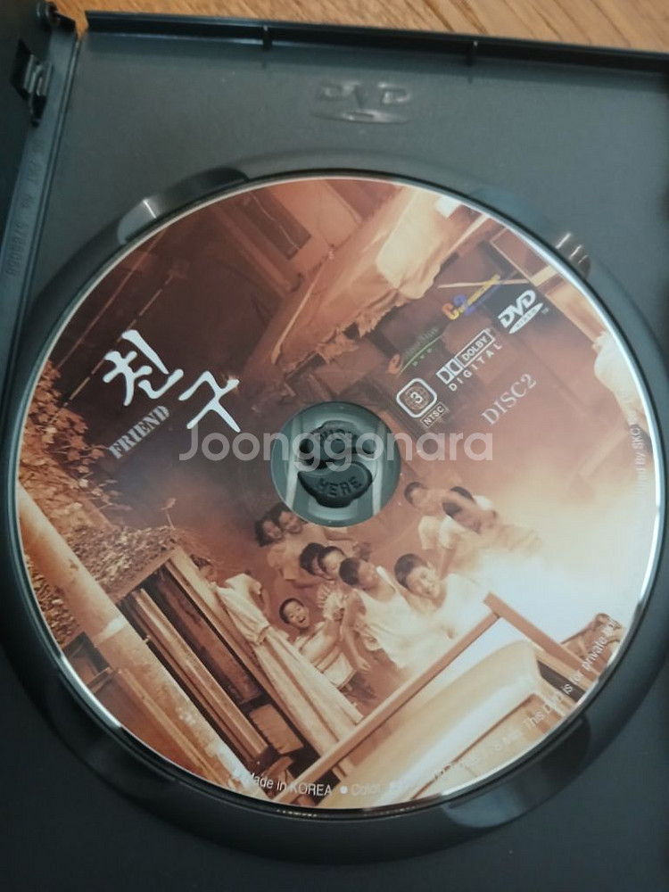 DVD 유오성 장동건 주연 친구 2DISC 아웃케이스--4