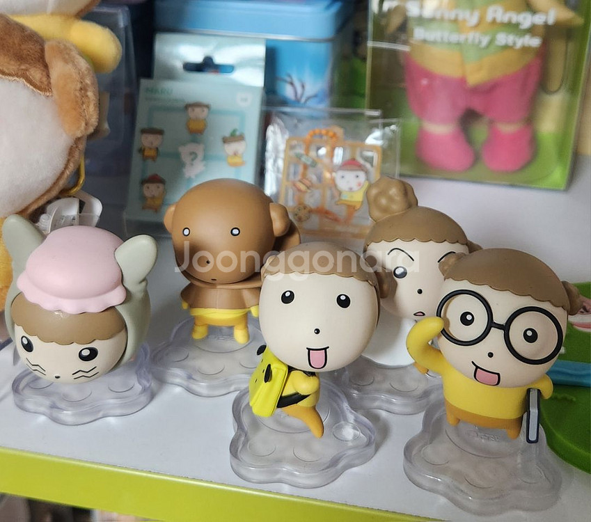 마루는 강쥐 피규어 5종 일괄판매--2