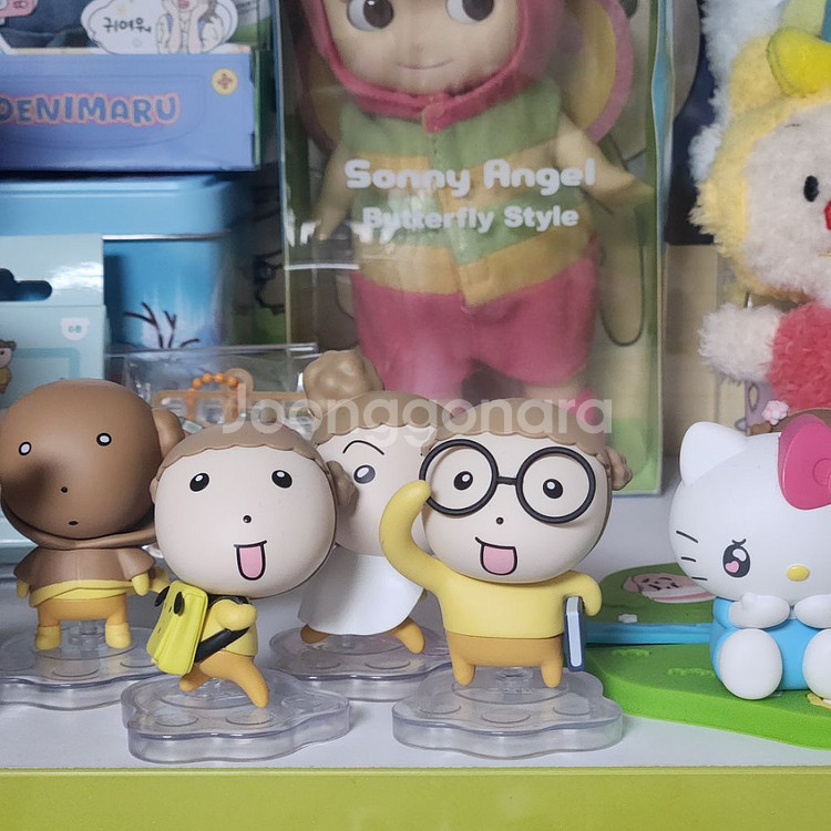 마루는 강쥐 피규어 5종 일괄판매--1