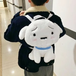 흰둥이인형 백팩