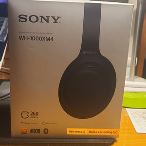 소니 WH-1000XM4 헤드폰 블랙 색상 풀박스 판매