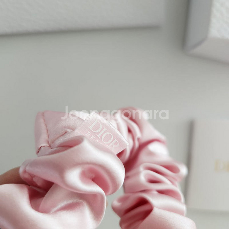 디올 핑크 스크런치 실크슈슈 새제품--2