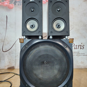 로지텍 Z-5500서브우퍼+JAMO 스피커