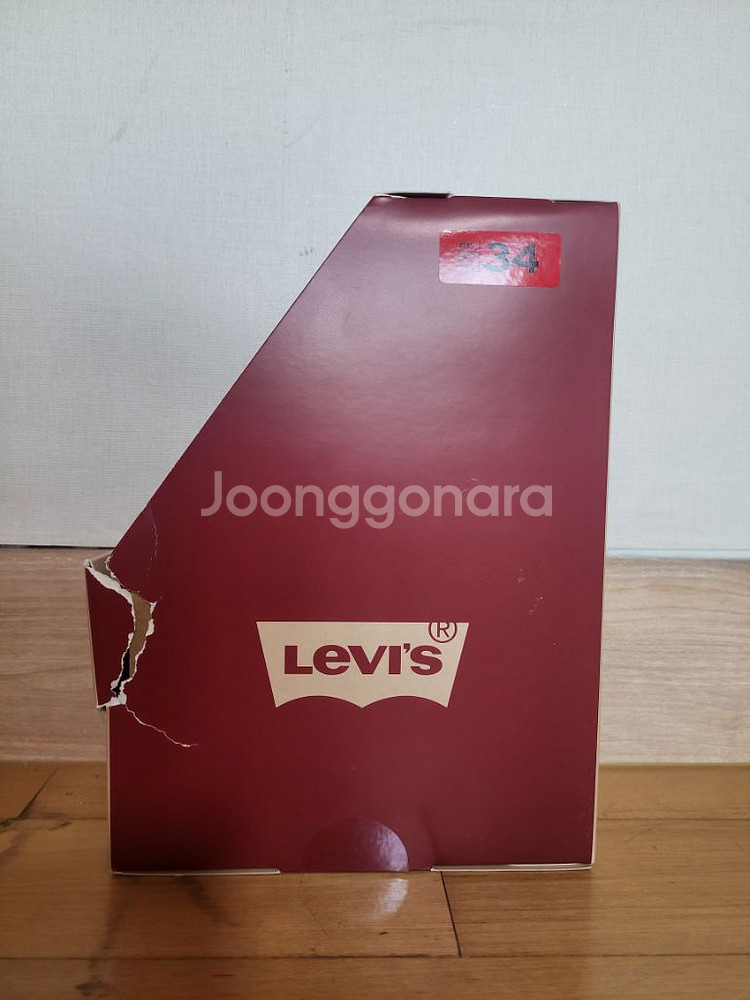 리바이스 남성 캐주얼 벨트 브라운 34 새상품--1