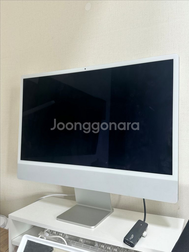 아이맥 m1 24인치 실버(8/256gb) 풀구성--0