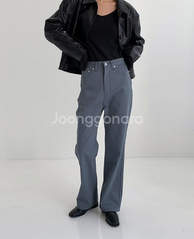 라룸 샤베트데님 블루 M사이즈 청바지 면바지 판매합니다--0