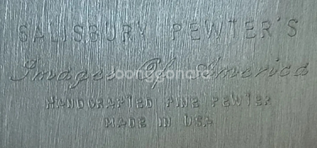 Salisbury Pewter 인테리어 수집품 엔틱앤틱--1