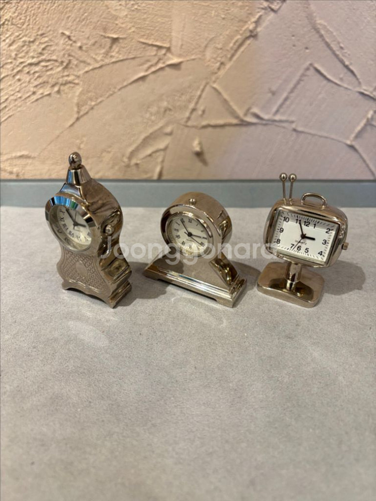 빈티지 미니어처 탁상시계 #8,9,10--1