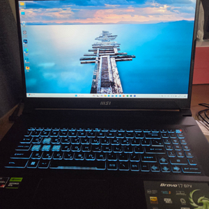 MSI 브라보 17 D7V 게이밍 노트북