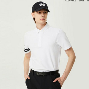 PXG 골프 썸머 니트 하이브리드 컬러 슬리브 티셔츠