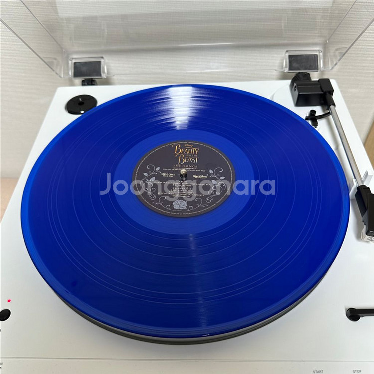 미녀와 야수 컬러 블루반 LP 바이닐--0
