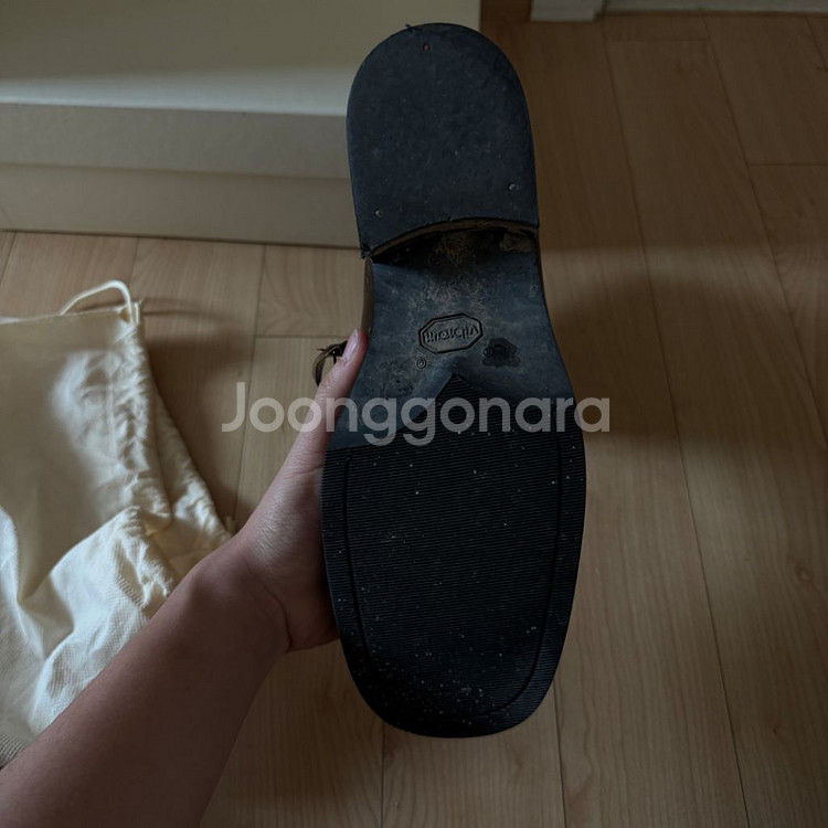 아워레가시 카미온 올리브 레더 42사이즈--5
