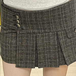보헤미안서울치마 브라운