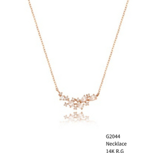스톤헨지 단종 정품 14k G2044 목걸이ㅡ40센티