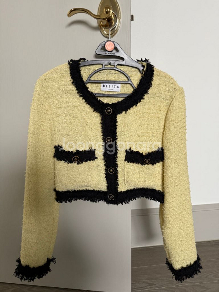 바이씨니 라인트위드 자켓--4