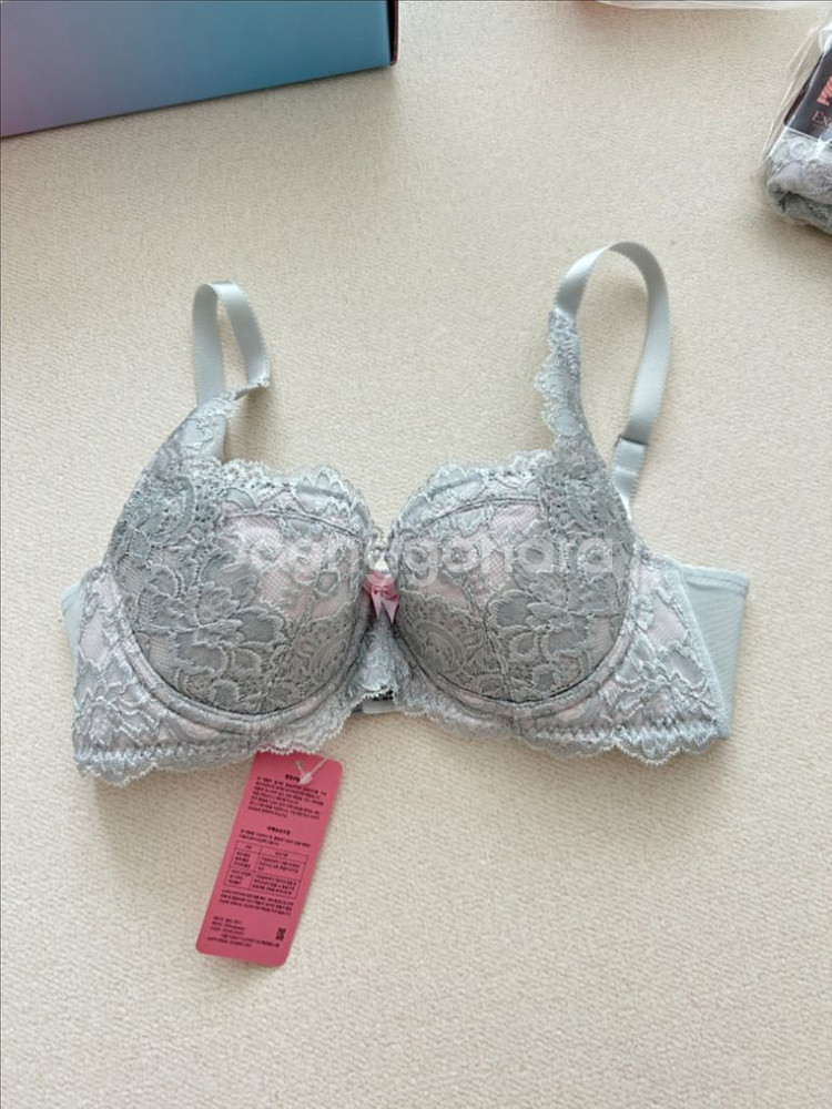 엑사브라 듀스브라 실버그레이 70C 팬티 세트--1