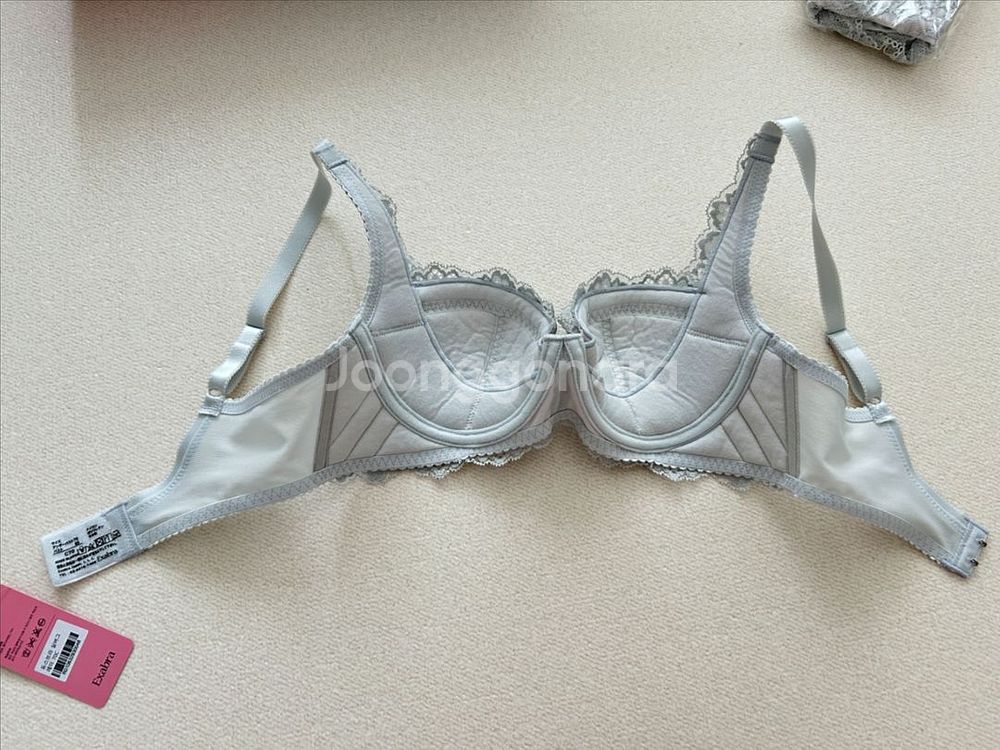 엑사브라 듀스브라 실버그레이 70C 팬티 세트--2