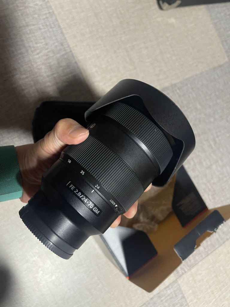 소니 sony 2470 gm1 렌즈 판매교환