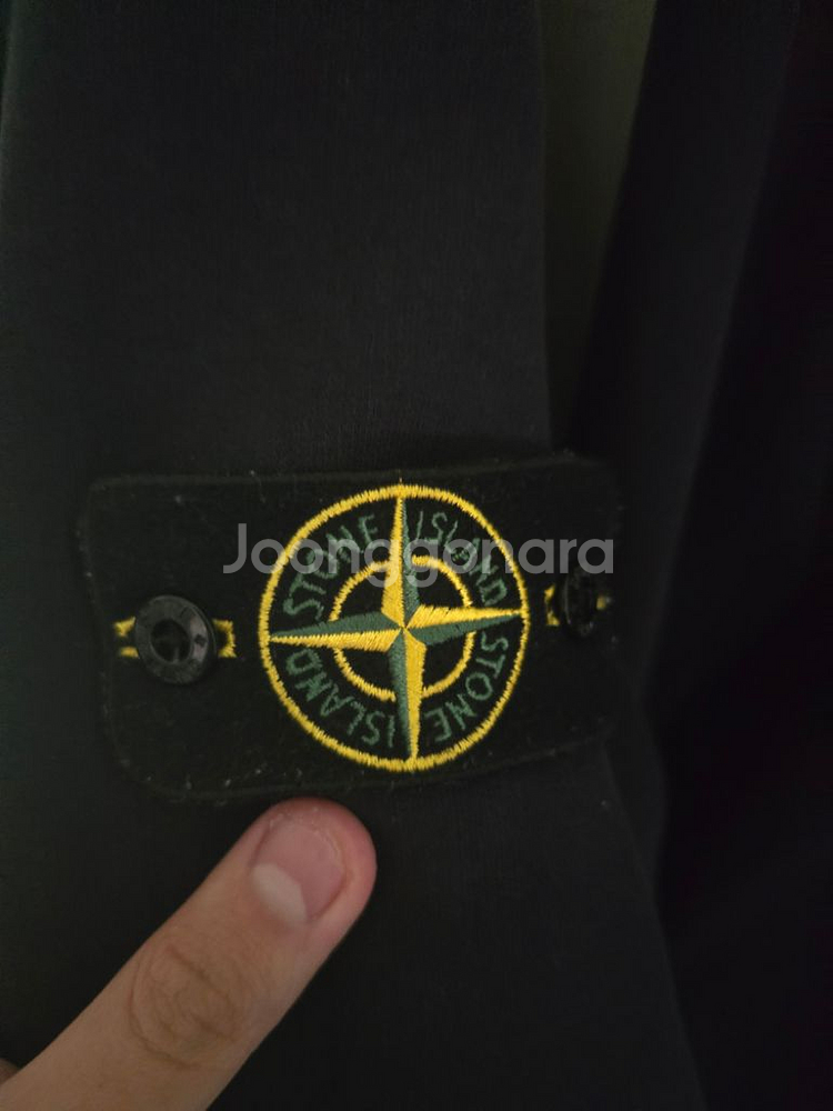 스톤아일랜드 네이비 후드집업 L (급처)--3