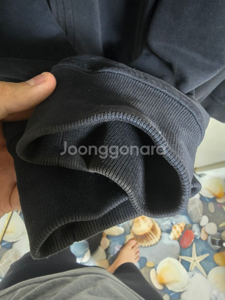 스톤아일랜드 네이비 후드집업 L (급처)--4