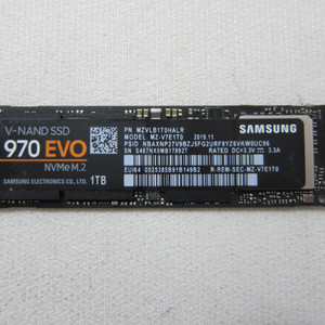 삼성전자 SSD 970 EVO M.2 NVMe 1TB