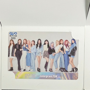 아이즈원 컬러그램톡 포토카드