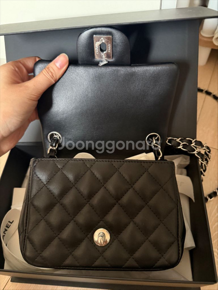 샤넬 쁘띠삭 은장--1