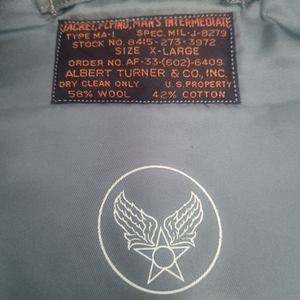 버즈릭슨 알버트터너 ma1 xl