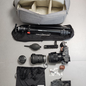 영상촬영 셋팅 끝판왕 풀셋 소니a6400 탐론1728등