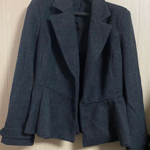 울 헤링본 숏 코트 55size (반값택포 gs이용)